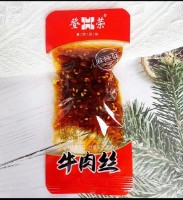 登荣牛肉丝（麻辣味）【A-100】